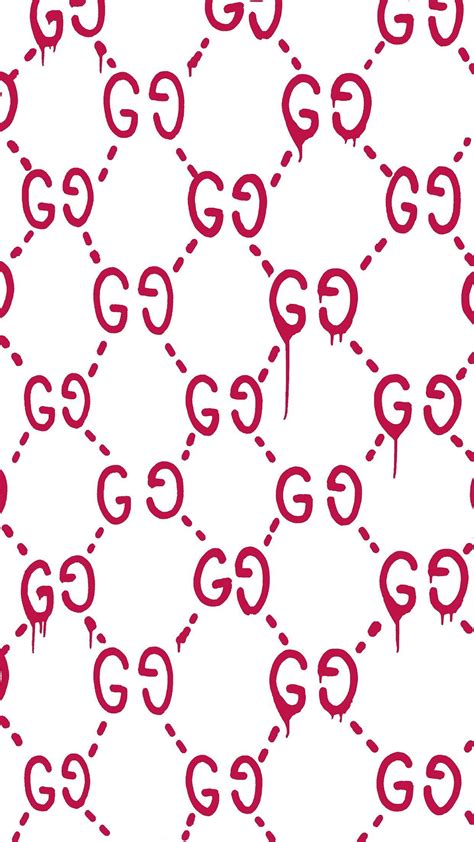 wallpaper pink gucci print